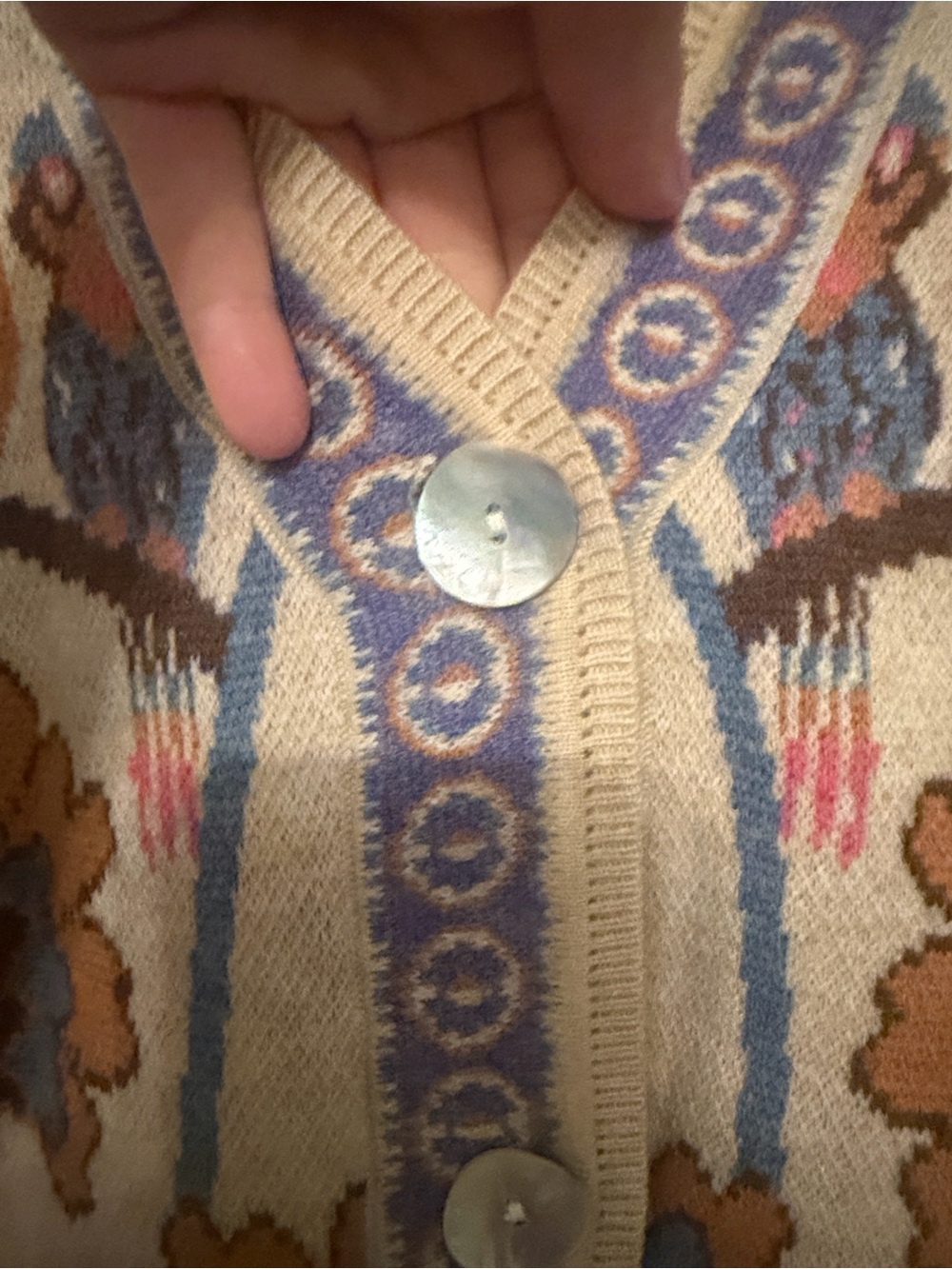 Fate Petals and Pinot Floral Knit Cardigan - Picture 7 of 7